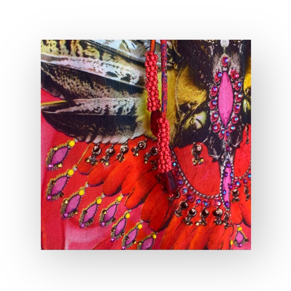 new Shahida Parides ꕥ 4Ways to Wear Silk Butterfly Kaftan ꕥ Tunic Top or Dress - Picture 11 of 17
